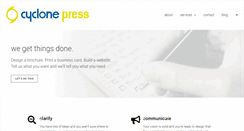Desktop Screenshot of cyclonepress.com