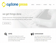 Tablet Screenshot of cyclonepress.com
